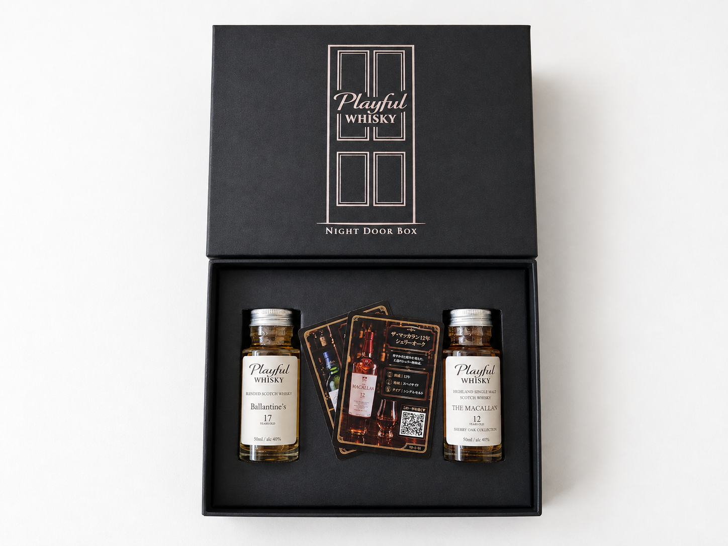 NIGHT DOOR BOX ウイスキー飲み比べギフト｜Playful Whisky